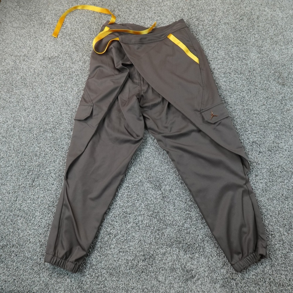 Jordan Pants Womens M Brown Cargo Jogger Jumpman Athletic Drawstring Basketball